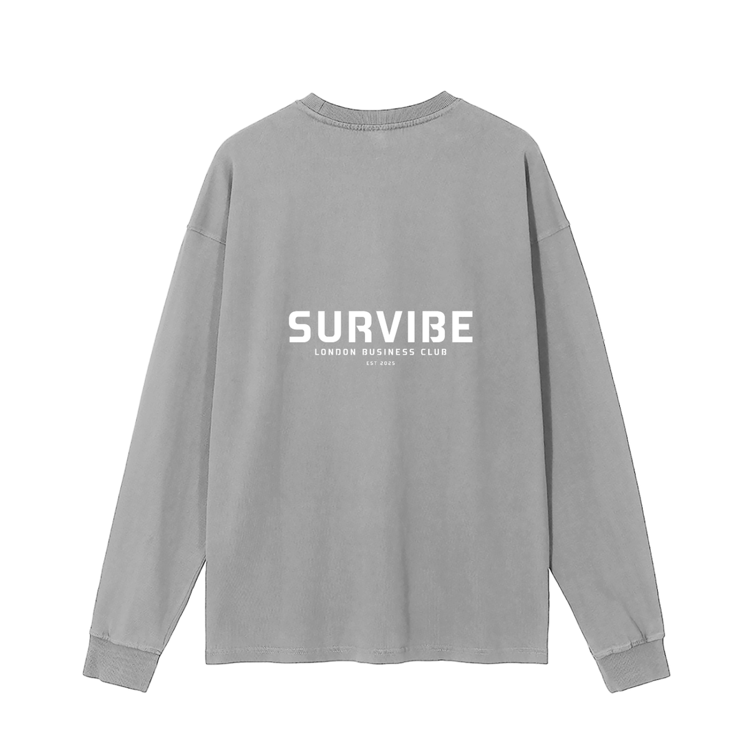 Enzyme Washed Long Sleeve T-shirt