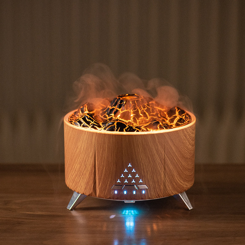 Flame Aroma Diffuser Ultrasonic Humidifier with Bluetooth Speaker